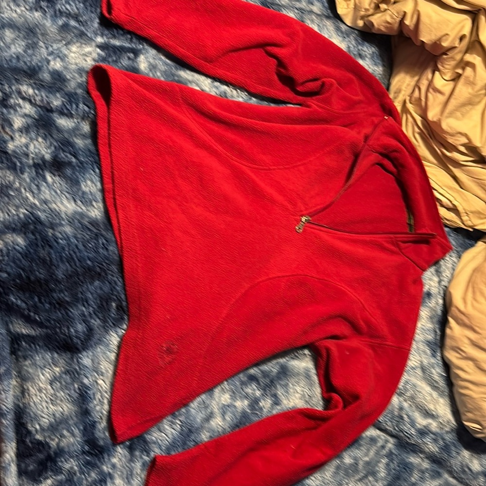 Red size large jacket lightweight